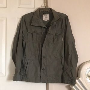 vans army green jacket
